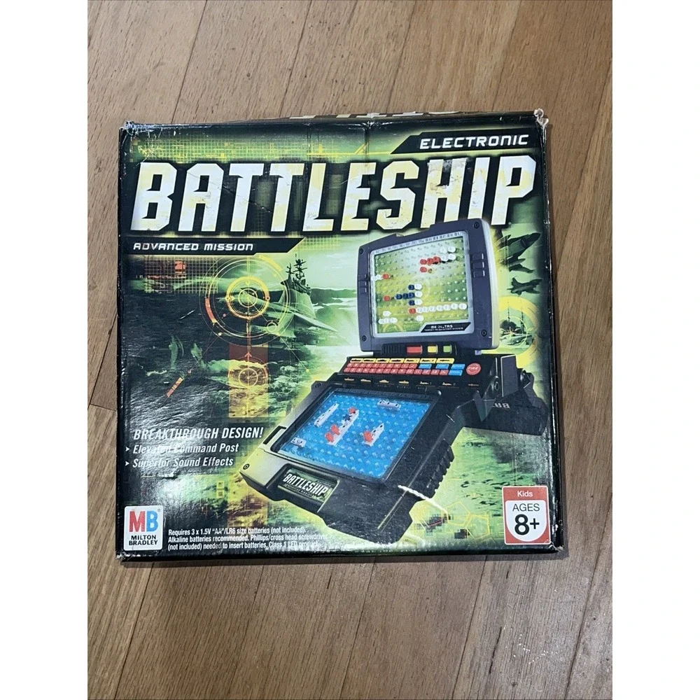 Electronic Battleship: Advanced Mission (2005, Hasbro) CIB Complete Tested Works